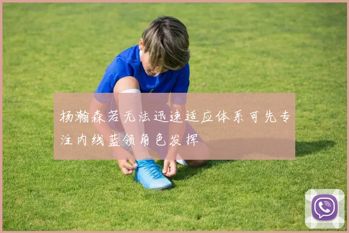 杨瀚森若无法迅速适应体系可先专注内线蓝领角色发挥